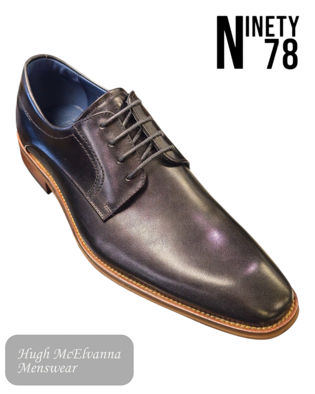 Ninety 78 Mens Laced Shoes - NTY047 - Hugh McElvanna Menswear