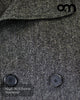 Odermark ODS0917 Charcoal Herringbone Overcoat - Hugh McElvanna Menswear