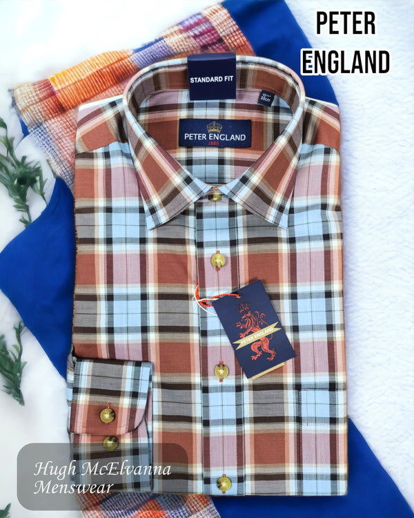 Peter England Long Sleeve Shirt - PE2457 - Hugh McElvanna Menswear