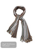 Peter Brown unisex stripe scarf