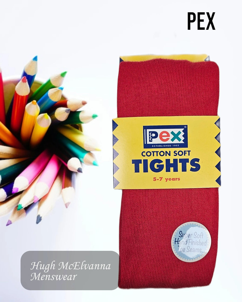 Pex 'Sunset' RED Cotton Rich Tights - Hugh McElvanna Menswear