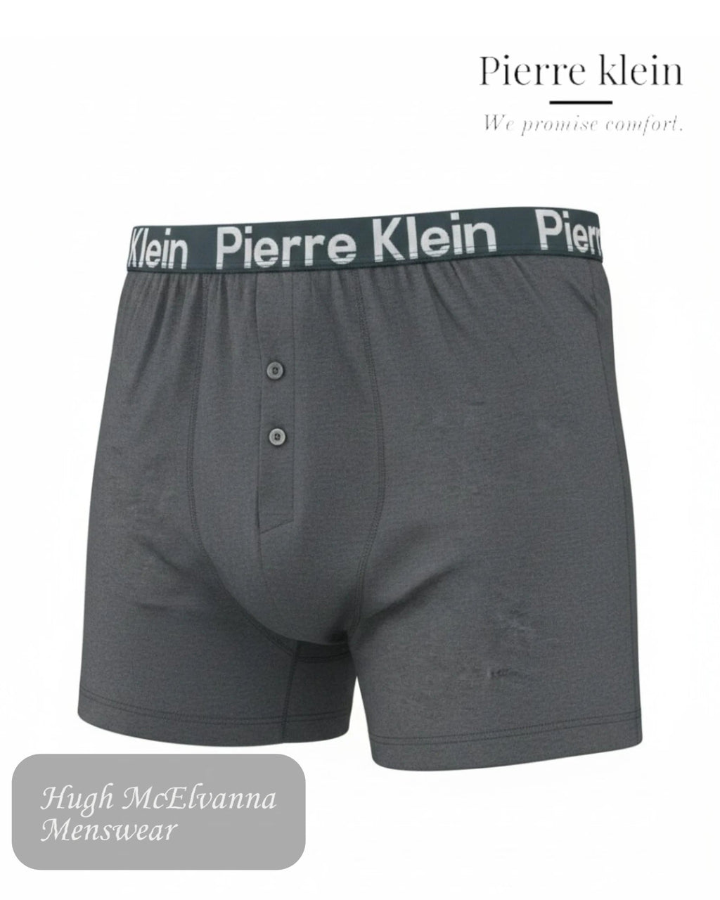 Pierre Klein 1472 Boxer Shorts | Button front - Hugh McElvanna Menswear