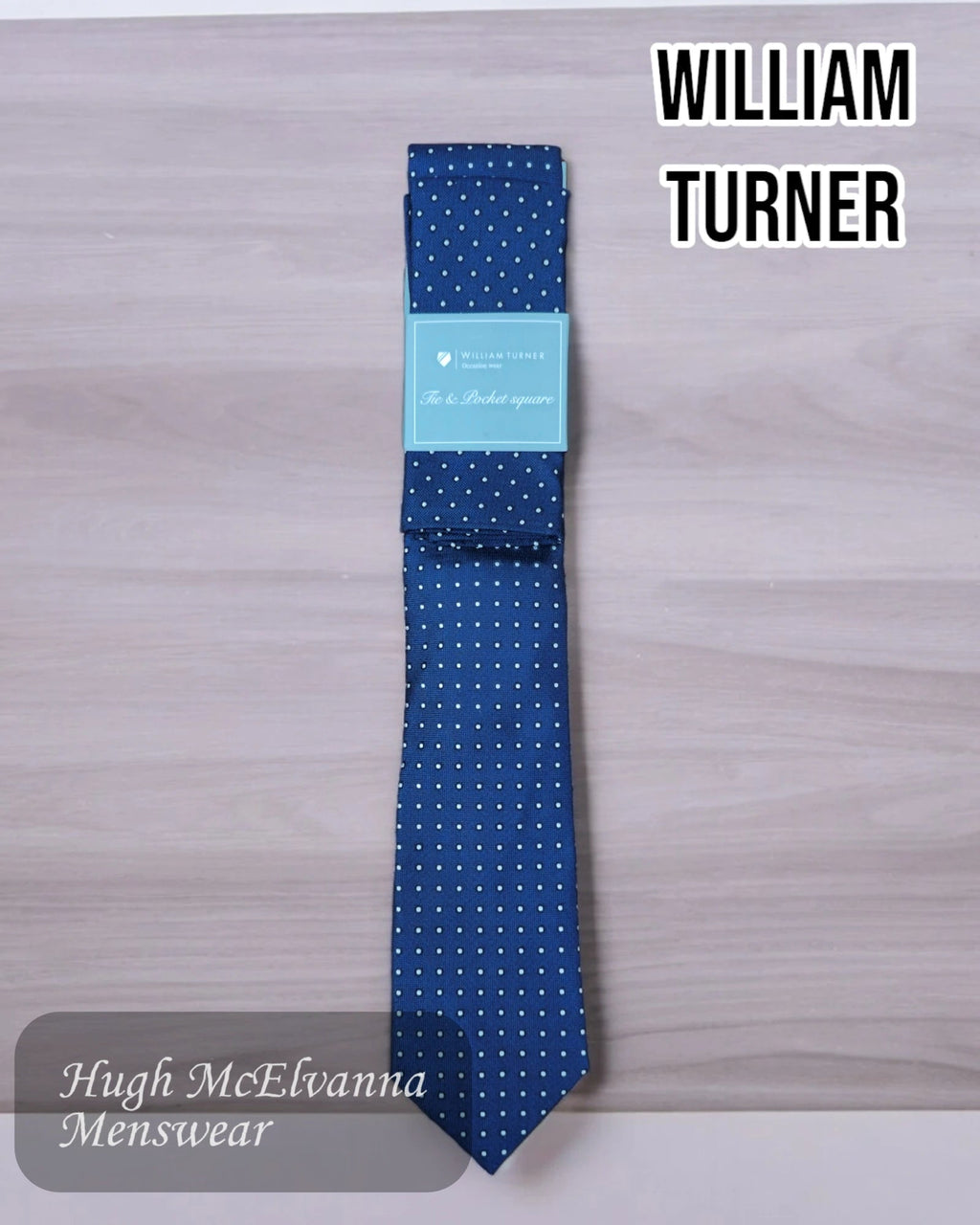 Pin Spot Neck Tie Set - Hugh McElvanna Menswear