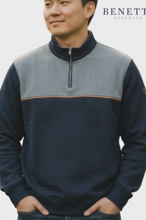 Benetti ANDY Quarter zip sweatshirt
