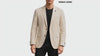 Remus Uomo Deon Stone Blazer – Tapered Fit 12606/92 worn showing the back of the blazer