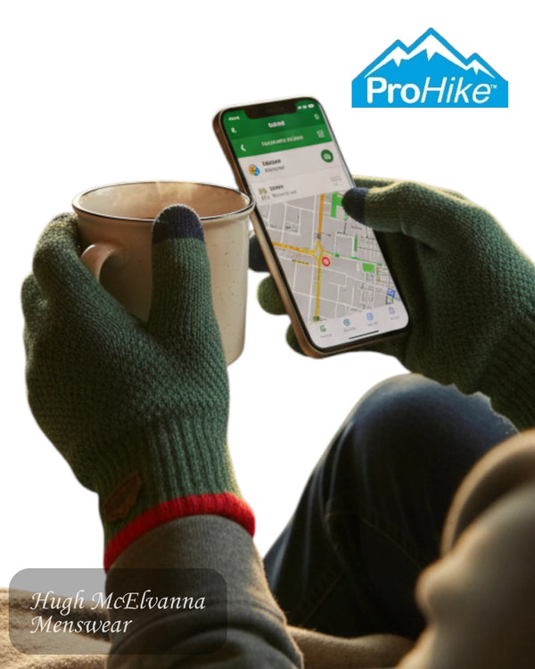 ProHike Unisex Touch Screen Gloves - Hugh McElvanna Menswear