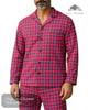 Rael Brook Men’s 100% Brushed Cotton Pyjama Set – Checked Design for Warmth & Comfort (P291) - Hugh McElvanna Menswear