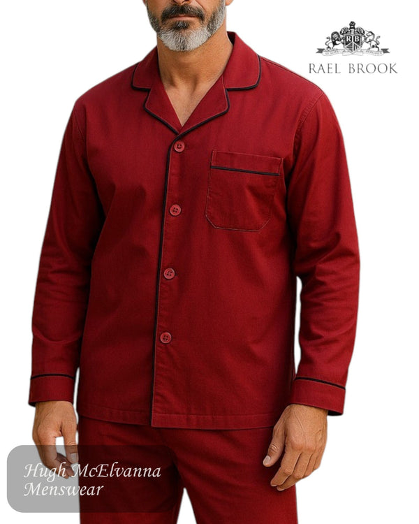 Rael Brook Men’s Plain Pyjama Set - Hugh McElvanna Menswear