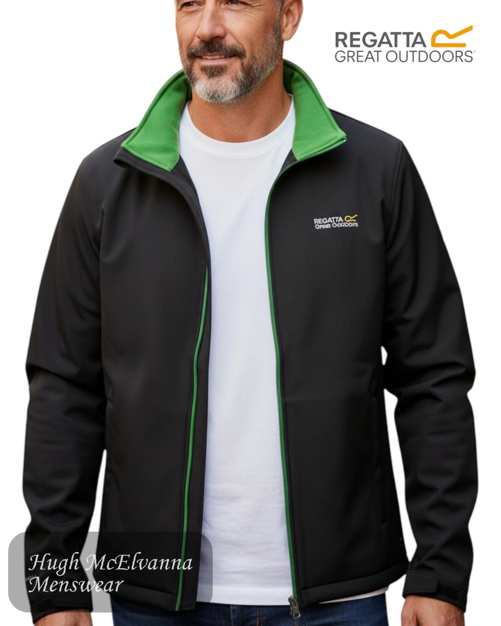 Regatta Softshell Fleece Jacket | RML107 - Hugh McElvanna Menswear