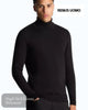 Remus Uomo Black Roll Neck Sweater | 58699/00 - Hugh McElvanna Menswear