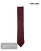 Remus Uomo Dark Plum Plain Necktie - Hugh McElvanna Menswear