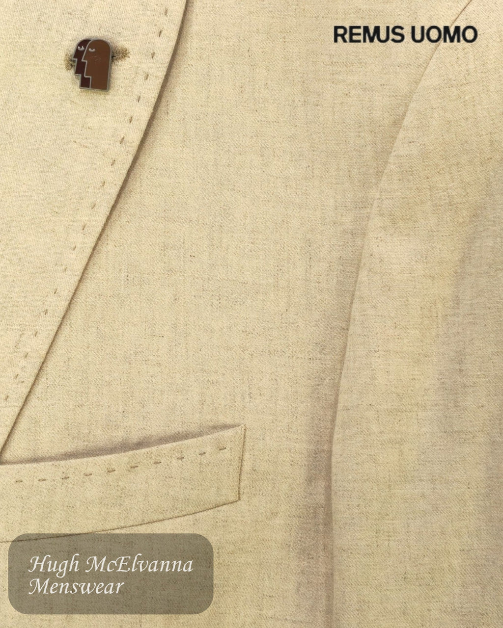 Remus Uomo Deon Stone Blazer – Tapered Fit 12606/92 - Hugh McElvanna Menswear