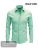 Remus Uomo Green Tapered Fit Shirt | 18725/31 - Hugh McElvanna Menswear