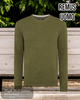 Remus Uomo Khaki Sweater - 58600/36 - Hugh McElvanna Menswear