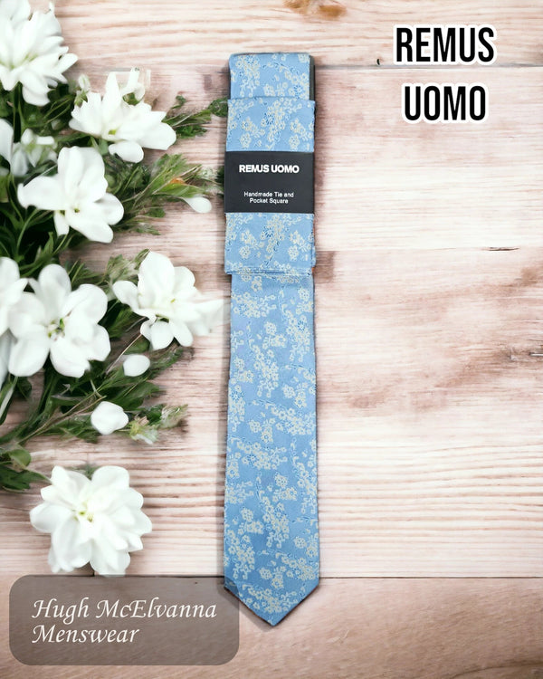 Remus Uomo Lt. Blue Neck Tie - TP4747/22 - Hugh McElvanna Menswear