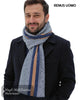 Remus Uomo Men's Striped Scarf - 58567/78 - Hugh McElvanna Menswear