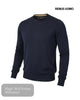 Remus Uomo Navy Cotton Crew Neck Sweater | 58600/78 - Hugh McElvanna Menswear