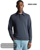 Remus Uomo Navy Long Sleeve Polo Shirt 58813/78 - Hugh McElvanna Menswear - Pullovers, Cardigans & Hoodies