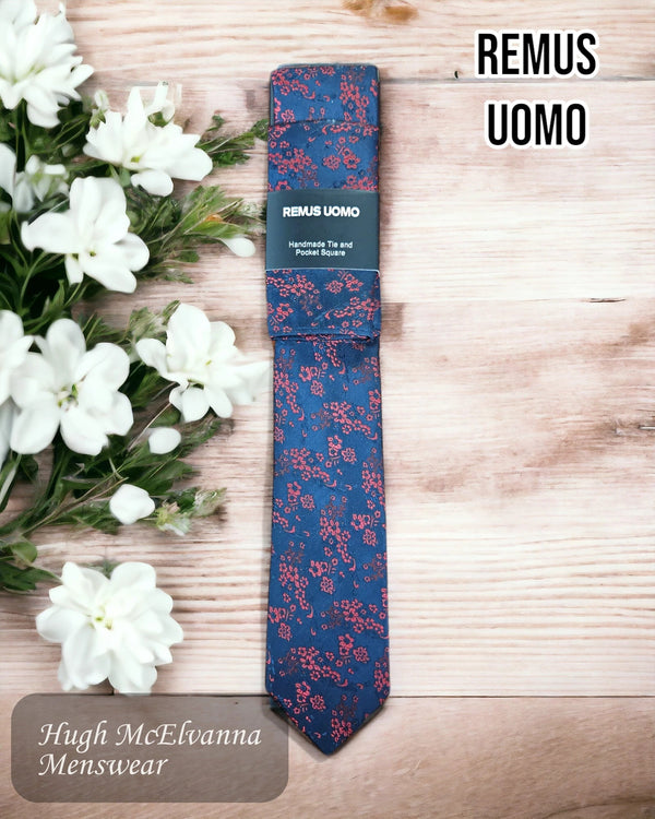 Remus Uomo Navy Neck Tie - TP4747/29 - Hugh McElvanna Menswear