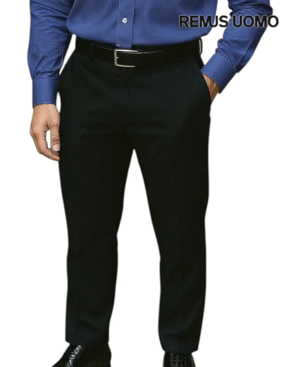 Remus Uomo Navy Slim Fit Trouser – 70470/79 - Hugh McElvanna Menswear