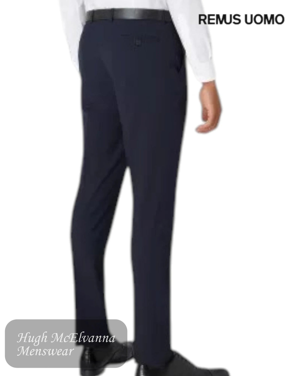 Remus Uomo Navy Slim Fit Trouser – 70470/79 - Hugh McElvanna Menswear
