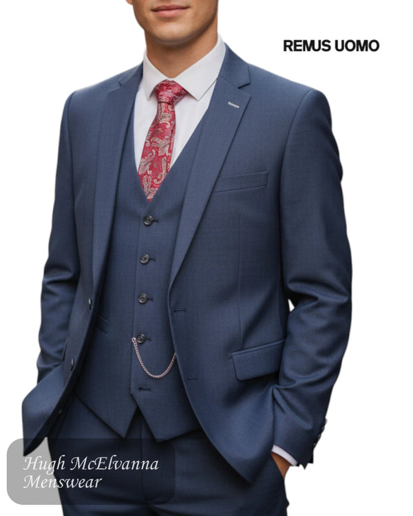 Remus Uomo Navy Suit 30855/27 - Hugh McElvanna Menswear