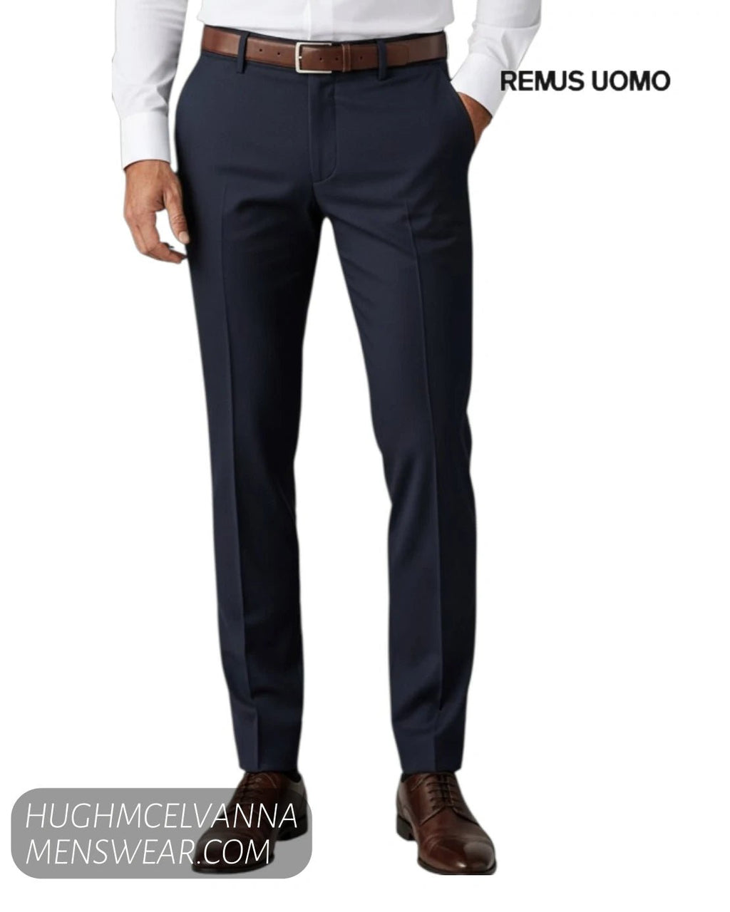 Remus Uomo Palucci Suit Trousers - 71770/79 - Hugh McElvanna Menswear - Trousers & Shorts