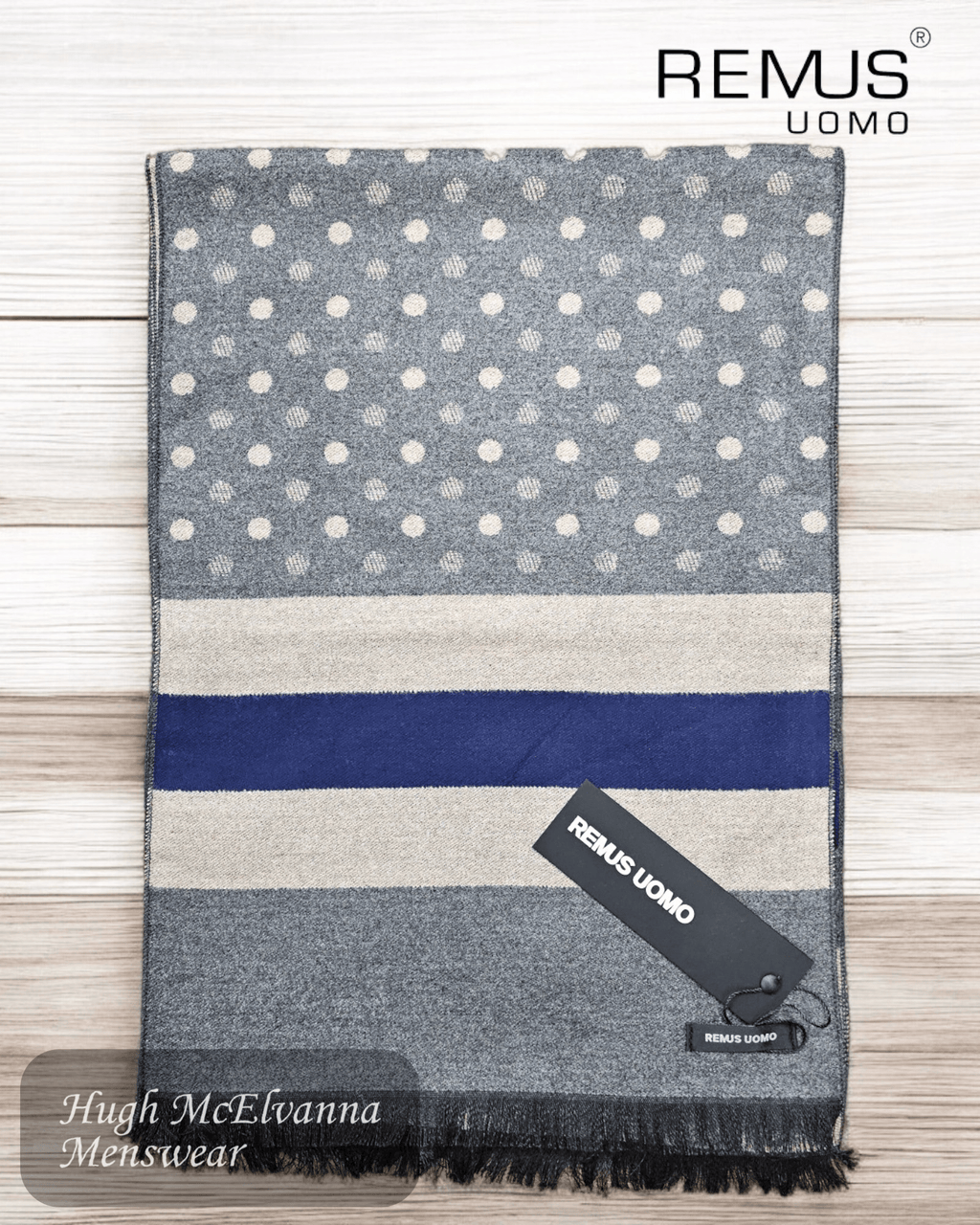Remus Uomo Scarf – 58561/07 - Hugh McElvanna Menswear