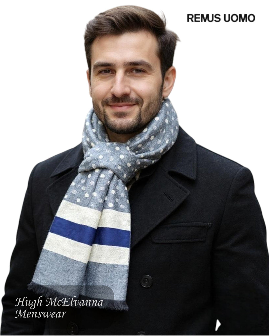 Remus Uomo Scarf – 58561/07 - Hugh McElvanna Menswear