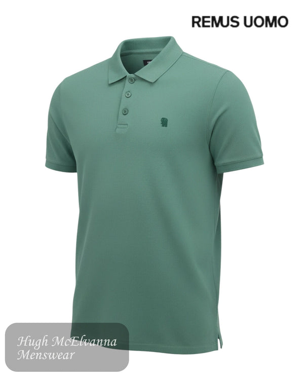 Remus Uomo Short Sleeve Polo Shirt | 58803/34 - Hugh McElvanna Menswear