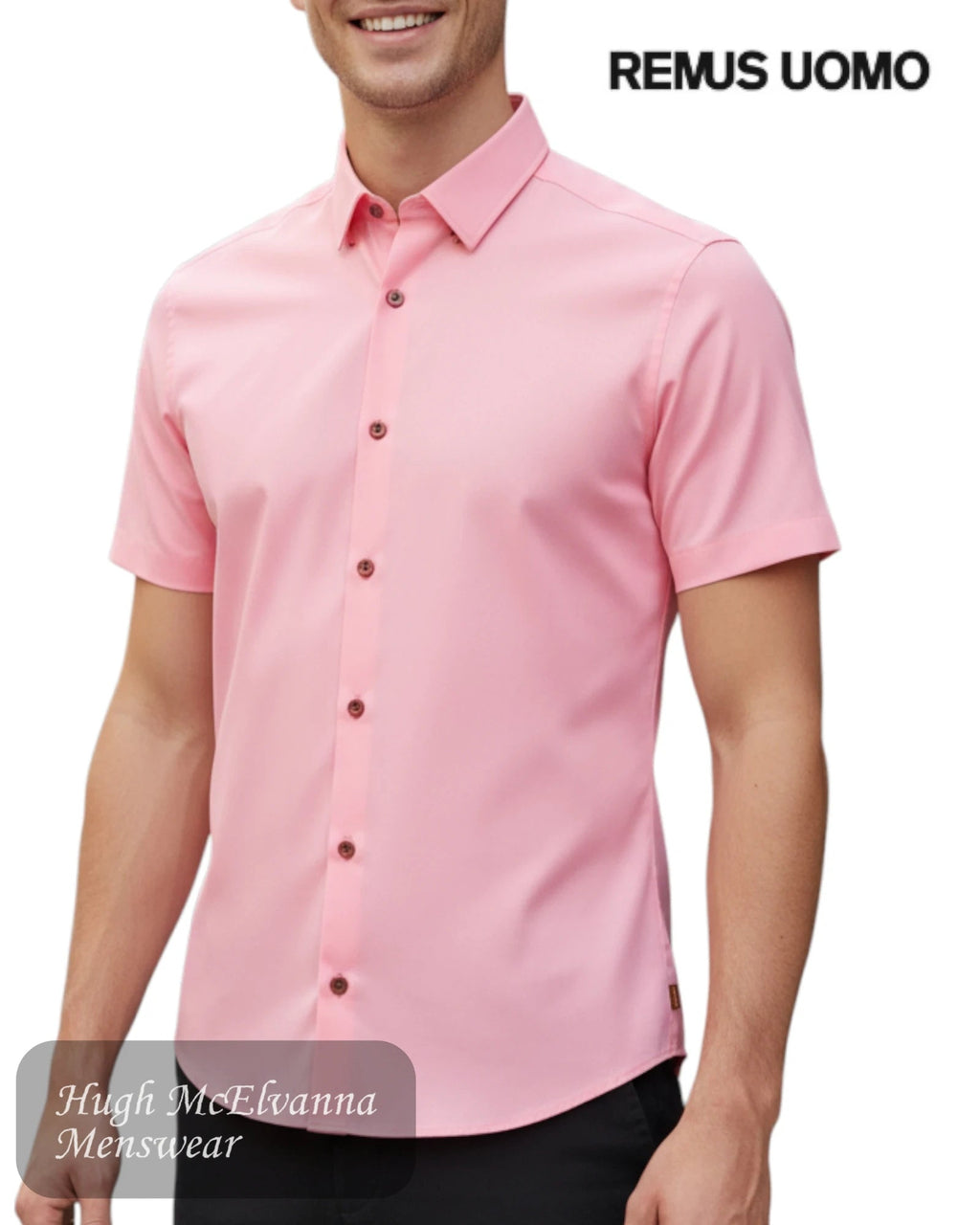Remus Uomo Slim Fit Shirt - 13138SS/61 - Hugh McElvanna Menswear