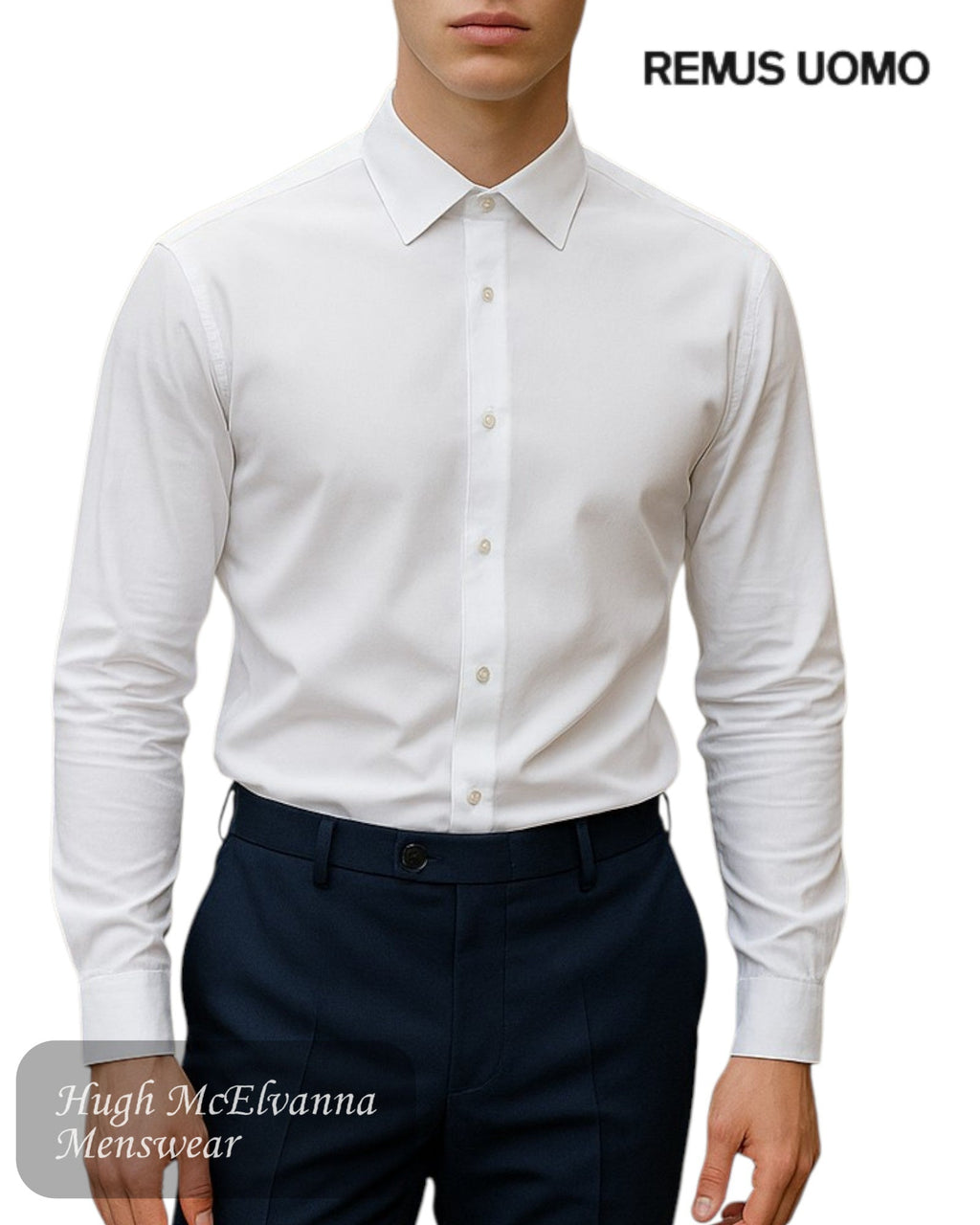 Remus Uomo SLIM FIT Stretch Shirt – 18625 - Hugh McElvanna Menswear