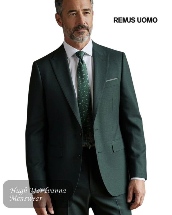 Remus Uomo Tapered Fit Green 2 - Piece Suit | 42051/39 - Hugh McElvanna Menswear