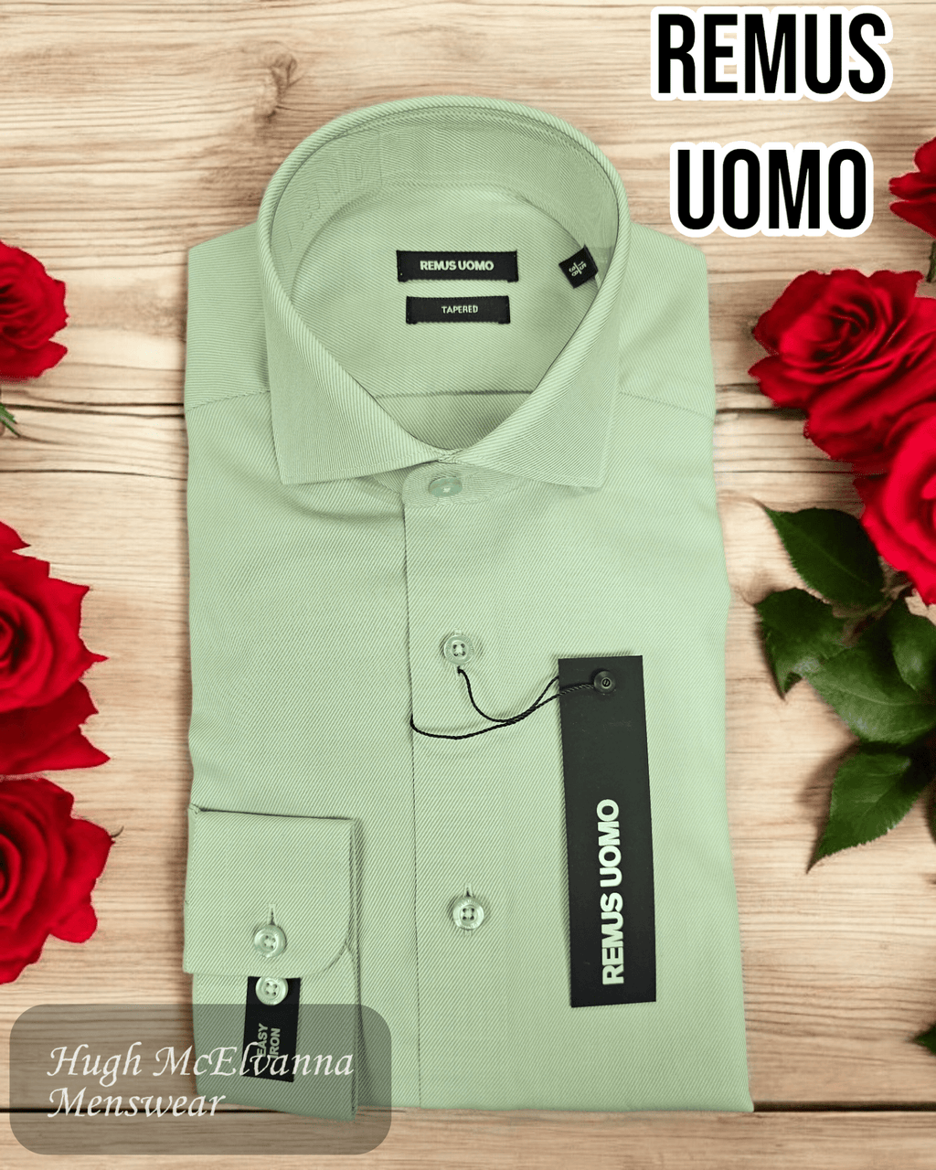 Remus Uomo Tapered Fit Shirt 18725/31 - Hugh McElvanna Menswear
