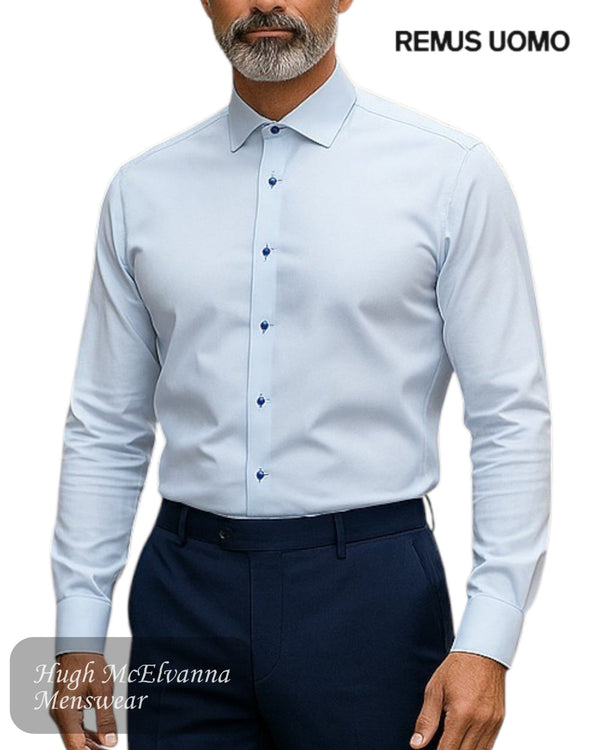 Remus Uomo Tapered Fit Stretch Dress Shirt – 18626 - Hugh McElvanna Menswear