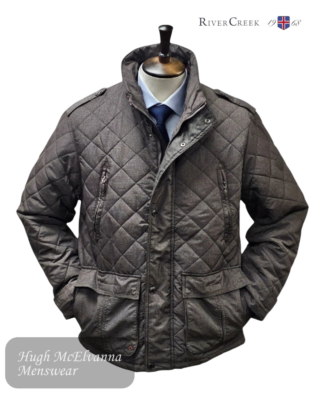 River Creek Quilted Coat | 60617 - Hugh McElvanna Menswear
