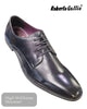 Roberto Gallio JAMES Black Laced Shoe - Hugh McElvanna Menswear