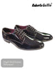 Roberto Gallio JAMES Black Patent Laced Shoe - Hugh McElvanna Menswear