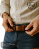 Scott & Wade 'CURTIS' Full Grain Leather Belt – Black or Tan - Hugh McElvanna Menswear