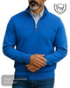 Scott & Wade ‘SIERRA’ Quarter Zip Cotton Jumper - Hugh McElvanna Menswear