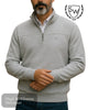 Scott & Wade ‘SIERRA’ Quarter Zip Cotton Jumper - Hugh McElvanna Menswear