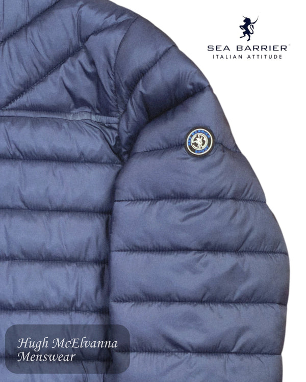 Sea Barrier AUGUSTO Puffa Jacket 4000 – Navy - Hugh McElvanna Menswear