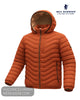 Sea Barrier FLORIANO Copper Puffer Jacket with Removable Hood - Hugh McElvanna Menswear - Casual Jackets