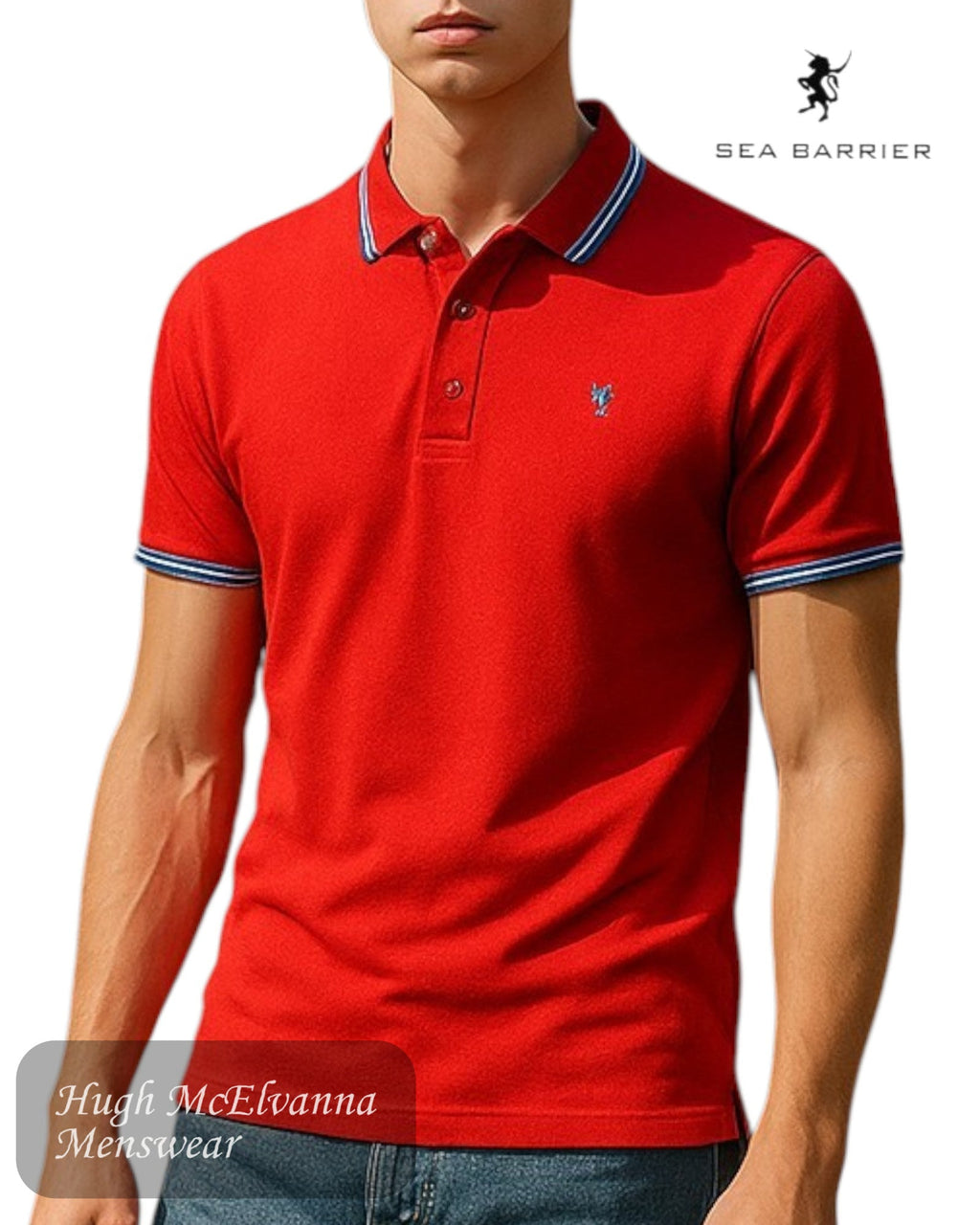 Sea Barrier NEW FREDDY Polo Shirt - Hugh McElvanna Menswear