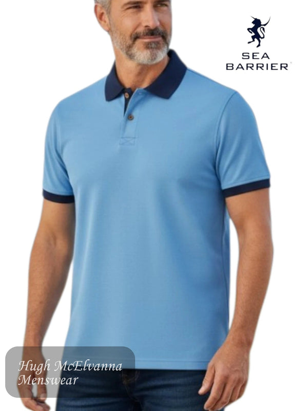 Sea Barrier Panamera Blue Polo Shirt | 4106 - Hugh McElvanna Menswear