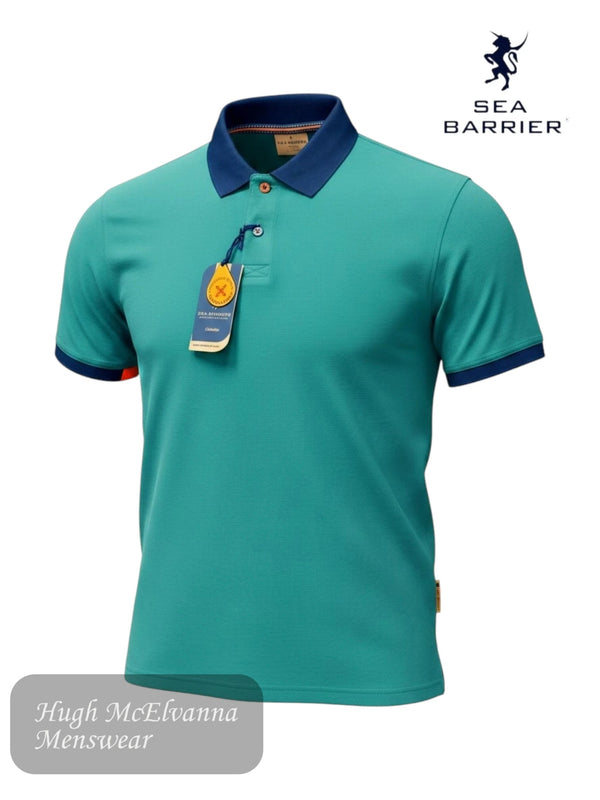 Sea Barrier Panamera Green Polo Shirt | 5812 - Hugh McElvanna Menswear