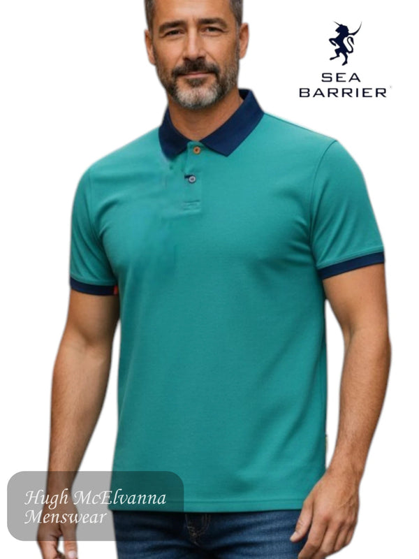Sea Barrier Panamera Green Polo Shirt | 5812 - Hugh McElvanna Menswear