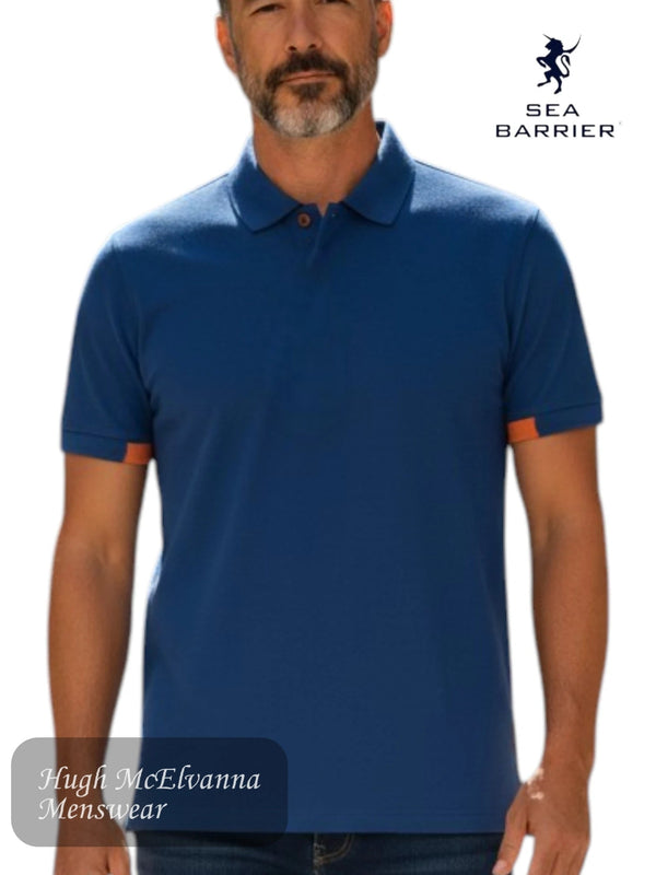 Sea Barrier Panamera Navy Polo Shirt | 4957 - Hugh McElvanna Menswear