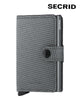 Secrid Miniwallet – Carbon Cool Grey Leather Unisex RFID Wallet - Hugh McElvanna Menswear