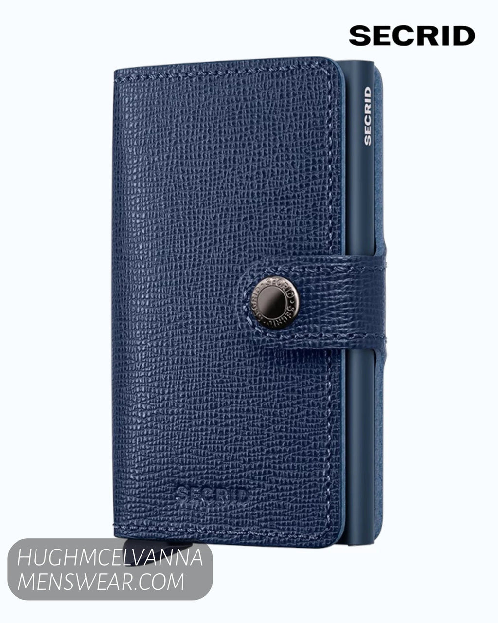 Secrid Miniwallet Crisple Navy - Hugh McElvanna Menswear
